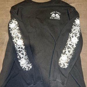 Mens Lurking Class black long sleeve size medium